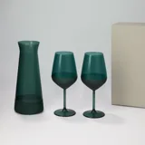 Подарочный набор декантер + 2 бокала для вина Эмеральд (Emerald) в — фото 10