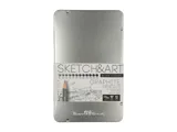 Набор из 12 чернографитовых карандашей «Sketch & Art» В - 14В — фото 1