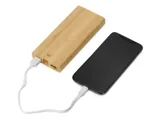 Внешний беспроводной аккумулятор из бамбука «Bamboo Air», 10000 mAh — фото 2