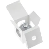Елочный шар Finery Shine, 8 см, глянцевый с глиттером — фото 4